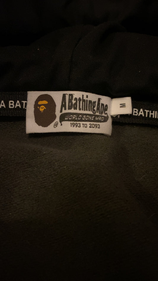 2 hoodie black bape hoodie