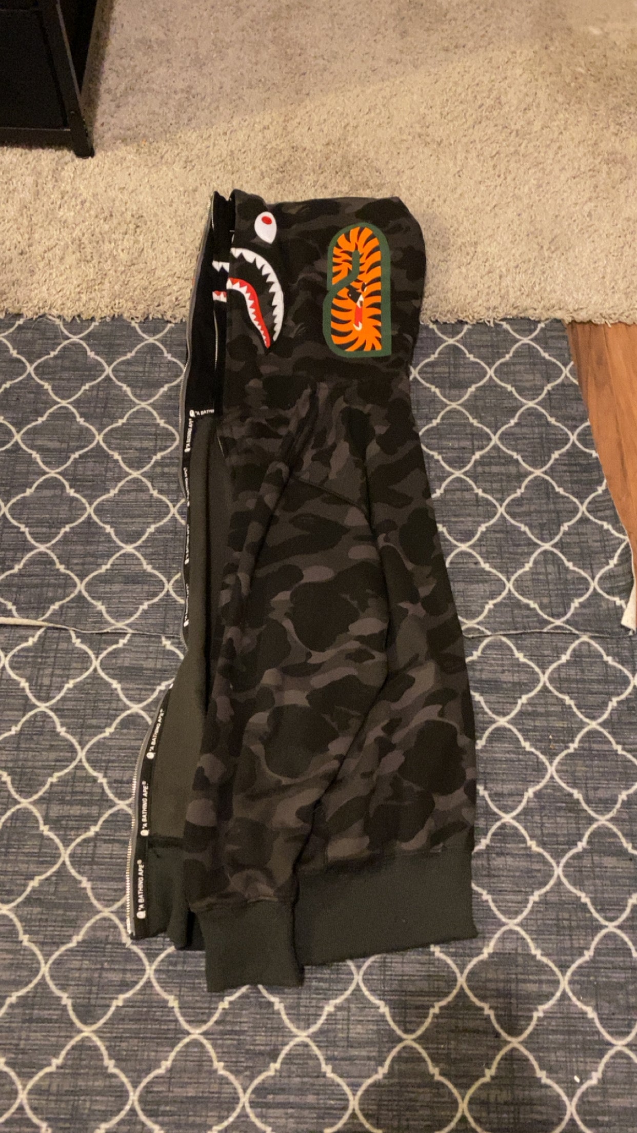 2 hoodie black bape hoodie