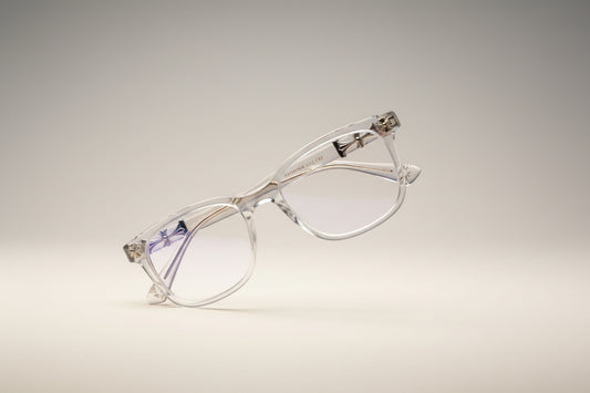 Chrome heart glasses