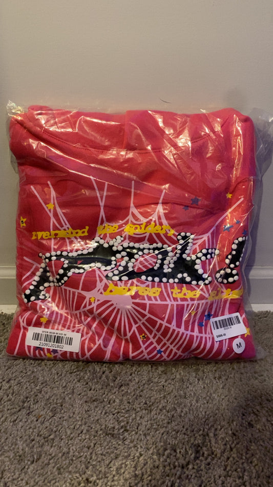 Pink spyder hoodie